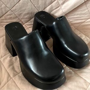 Zara Black Chunky Platforms
